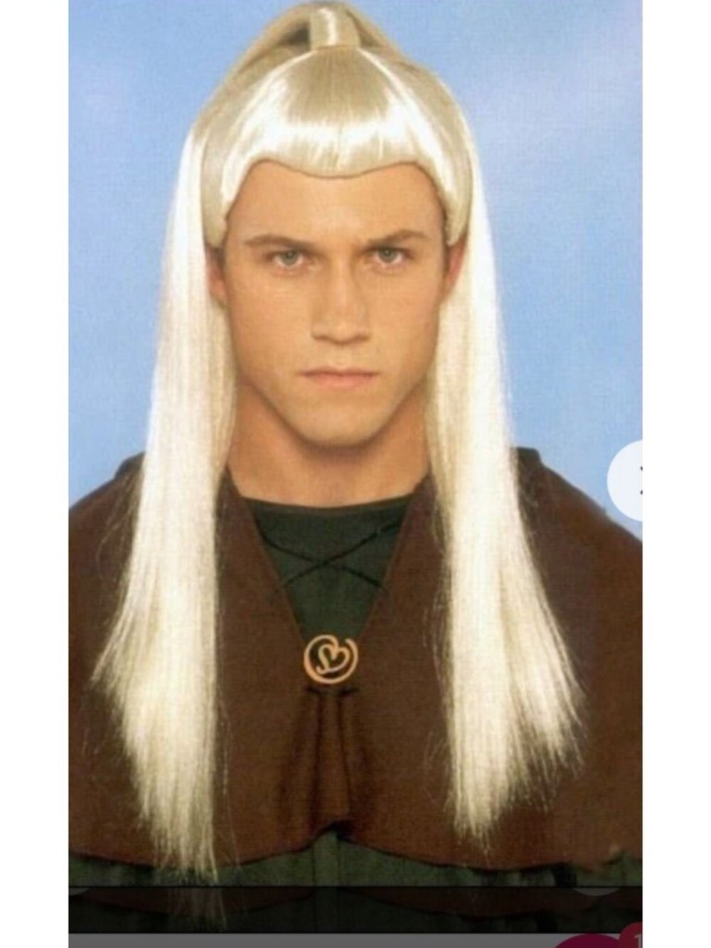 Warrior Wig Blonde Long Synthetic Costume Cosplay Wig by Franco
